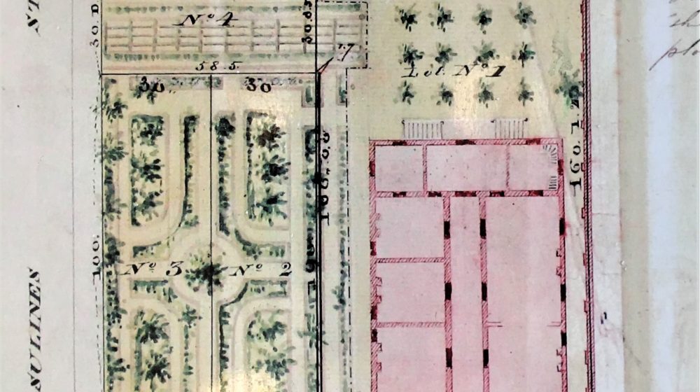 A map and floorplan of BK House